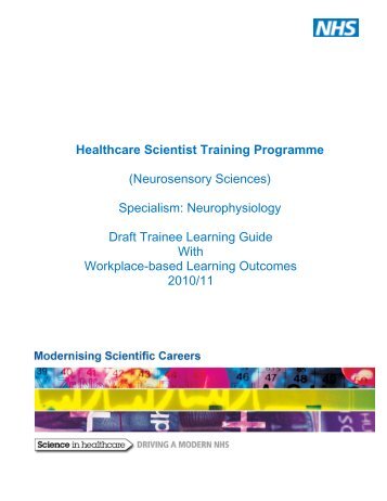 Healthcare Scientist Training Programme ... - NHS Networks