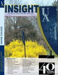 Insight - Summer 2012 - The University of Akron : Wayne College