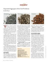 Expanded Aggregates Solve Soil Problems - Expanded Shale & Clay