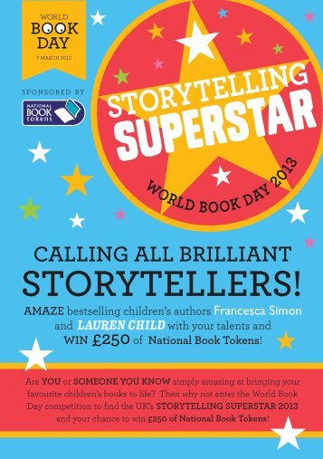 Storytelling Superstar Leaflet - World Book Day