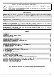 CONCORRÃNCIA OBJETO: Obra de reforma e adaptaÃ§Ãµes em ...