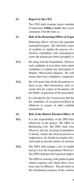 Final Cover Election Expenditure - Election Commission of India