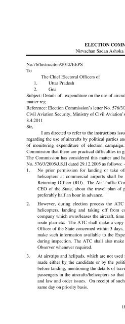 Final Cover Election Expenditure - Election Commission of India