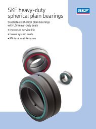 SKF heavy-duty spherical plain bearings