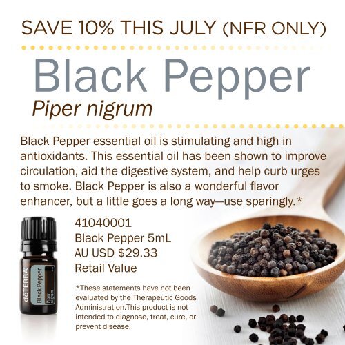 Black Pepper dōTERRA Essential Oils