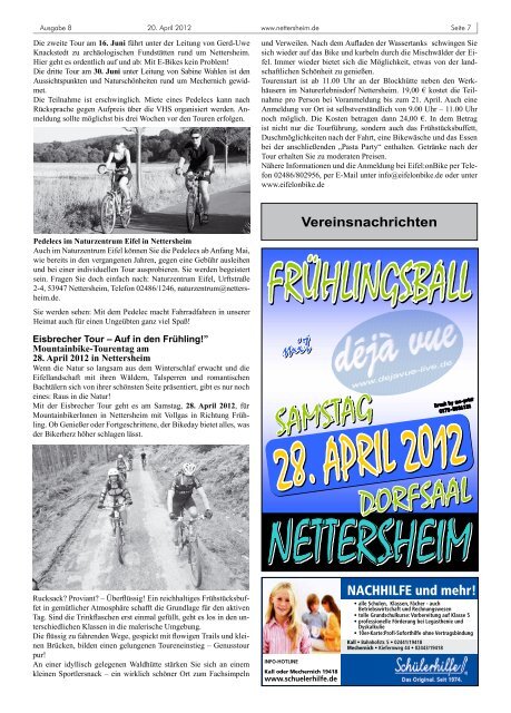 Gemeindeblatt Gemeindeblatt Gemeindeblatt - Nettersheim