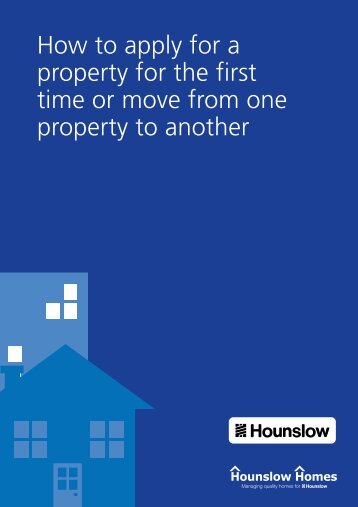 Applying for a property - Hounslow Homes