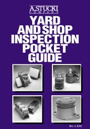 YARD AND SHOP INSPECTION POCKET GUIDE - Watco Companies