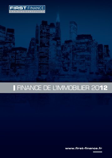 1. CATALOGUE-Immobilier.indd - First Finance