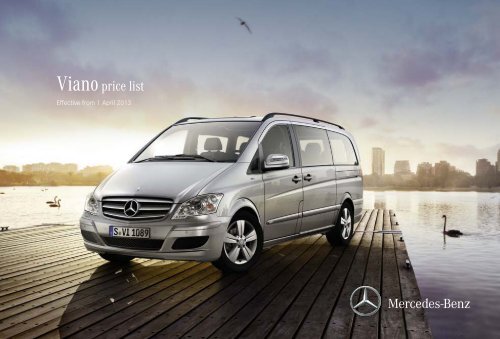 Viano price list - Mercedes-Benz