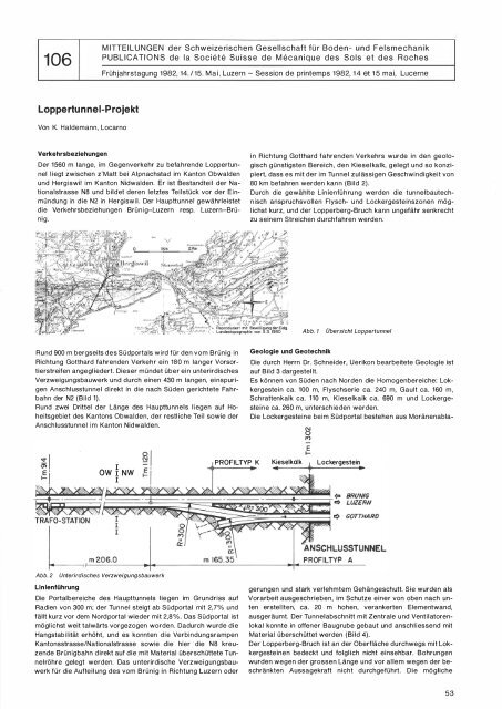 106 Verkehrsbauten in der lnnerschweiz Ouvrages ... - SGBF-SSMSR