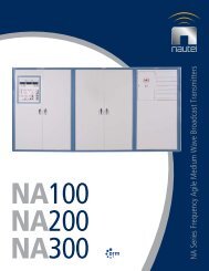 NA200, 200 kW AM Transmitter - Nautel