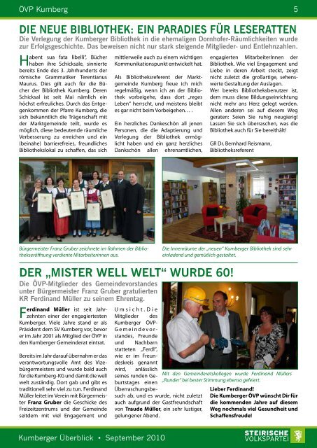 Überblick 09.2010.pdf - Unser Kumberg