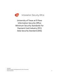 Minimum Security Standards for Payment Card Industry (PCI) DSS