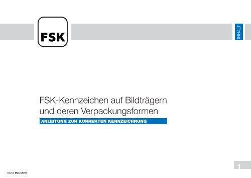 Anleitung zur korrekten Kennzeichnung - FSK