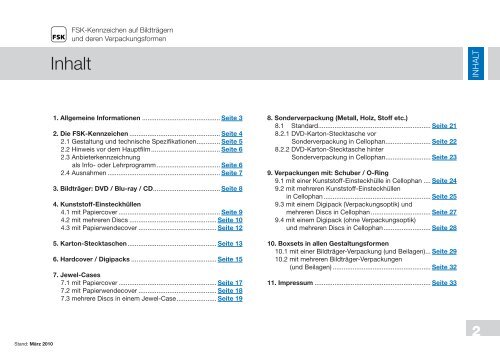 Anleitung zur korrekten Kennzeichnung - FSK