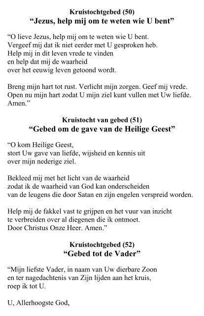 Om onze kruistochtgebedsgroep te zegenen en - The Warning ...