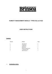 HUMIDITY MANAGEMENT MODULE TYPES H22 and H222 USER ...