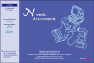 Needs Assessment - NHS Education for Scotland