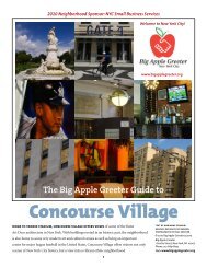 Concourse Village Neighborhood Profile - Big Apple Greeter