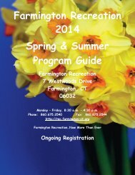 Farmington Recreation 2012 Winter Program Guide - Town of ...