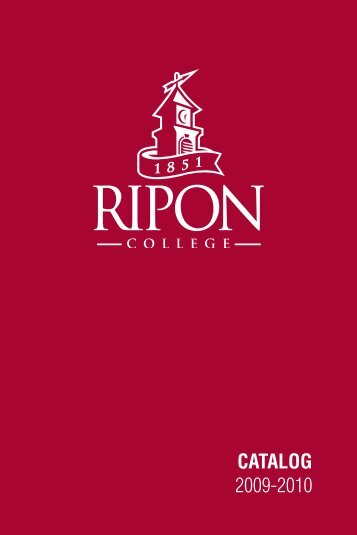 CATALOG 2009-2010 - Ripon College