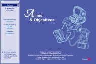 Aims and Objectives - NHS Education for Scotland