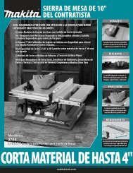 Modelos 2705 2705X1 - Makita