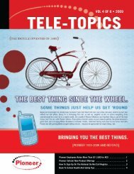 Tele-Topics - 2009 - Vol 4 of 6.pdf - Pioneer Telephone Cooperative ...