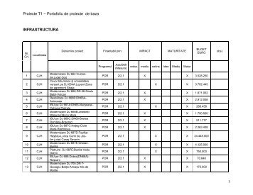 Portofoliu de baza - Consiliul Judetean Hunedoara