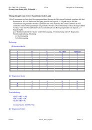 Ãbungsbeispiele zum 1.Test / Kombinatorische Logik 1 Ein ...