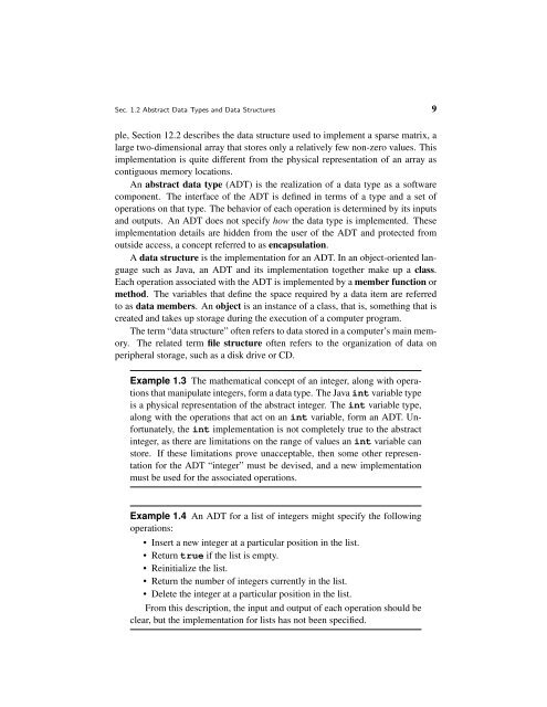 Data Structures and Algorithm Analysis - Computer Science at ...