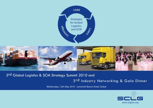 3rd Global Logistics & SCM Strategy Summit 2010 and 3rd ... - SCLG