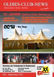 We will rock you - Home - Oldies-Club Wetterau