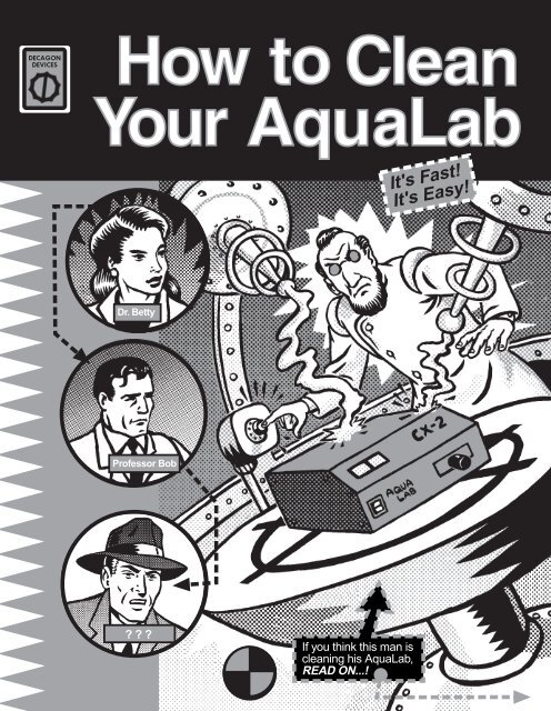 AquaLab CX-2 Cleaning Comic