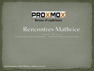 Installation de proxmox - Mathrice