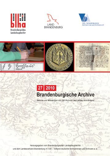 Brandenburgische Archive . 27/2010 - Brandenburgisches ...