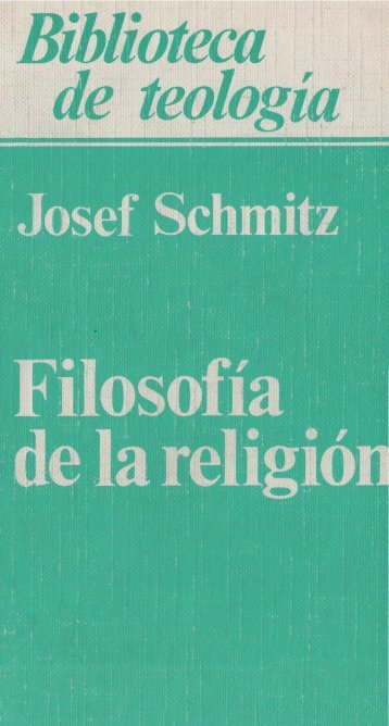 FilosofÃ­a de la religiÃ³n