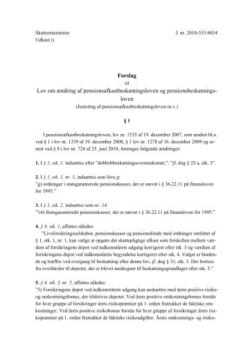 Lovforslag i pdf-format - Skatteministeriet