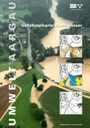 Sondernummer "Gefahrenkarte Hochwasser" - Kanton Aargau