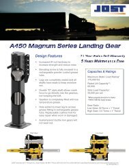 10 Year Magnum Landing Gear Brochure - JOST International