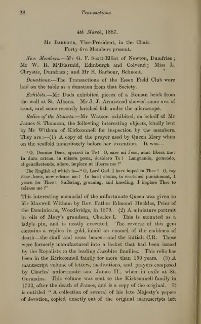 Vol 5 - Dumfriesshire & Galloway Natural History and Antiquarian ...