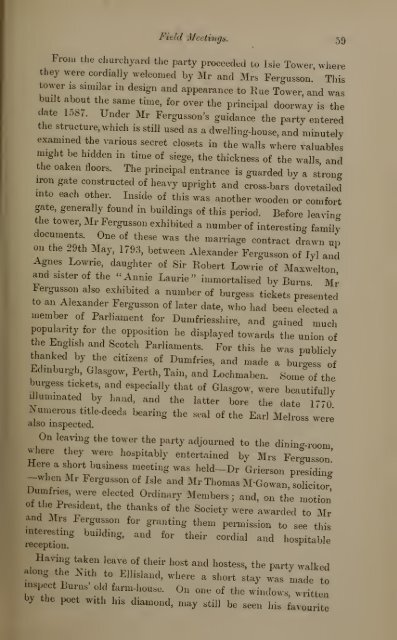 Vol 5 - Dumfriesshire & Galloway Natural History and Antiquarian ...