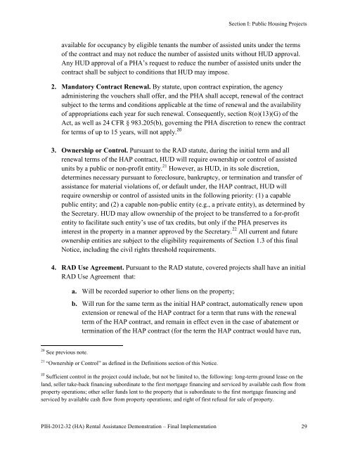 RAD PIH Notice 2012-32 (.pdf, 1 MB) - National Low Income ...