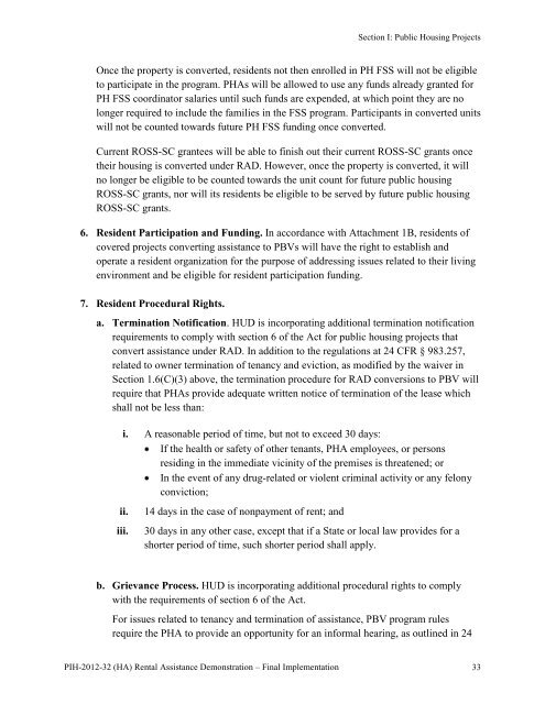 RAD PIH Notice 2012-32 (.pdf, 1 MB) - National Low Income ...