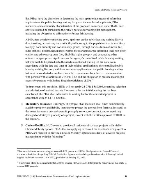 RAD PIH Notice 2012-32 (.pdf, 1 MB) - National Low Income ...