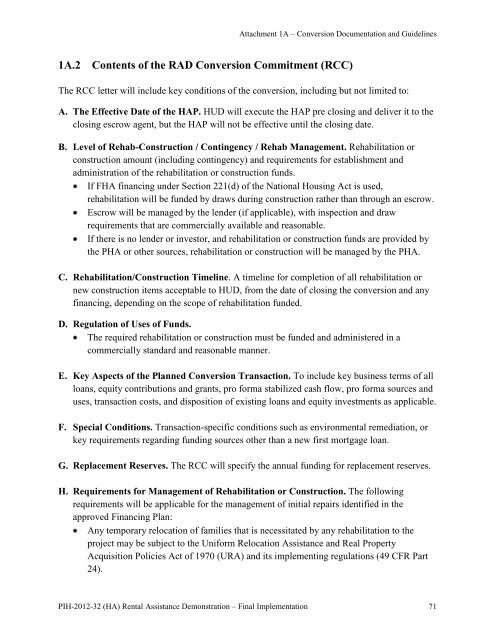 RAD PIH Notice 2012-32 (.pdf, 1 MB) - National Low Income ...