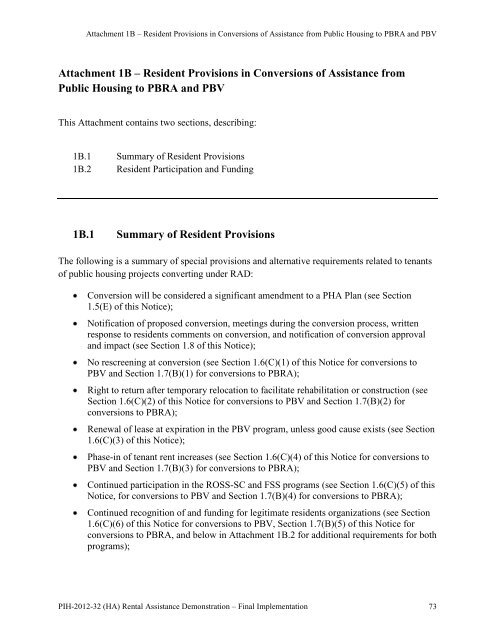 RAD PIH Notice 2012-32 (.pdf, 1 MB) - National Low Income ...