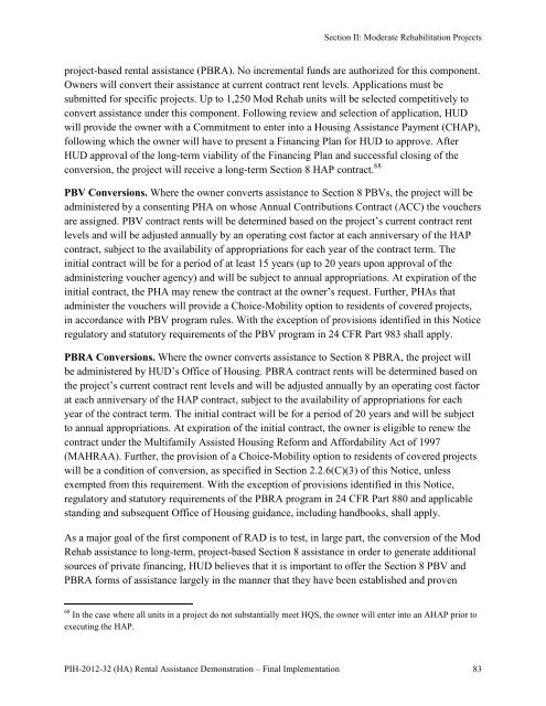 RAD PIH Notice 2012-32 (.pdf, 1 MB) - National Low Income ...