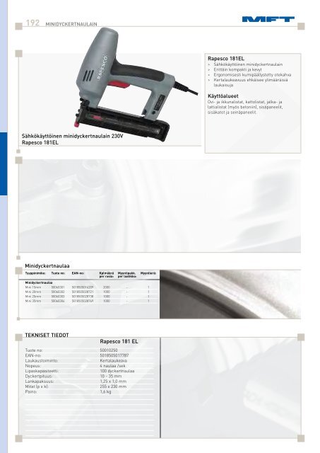 Lataa pdf-tiedosto - Hitachi Power Tools Finland Oy